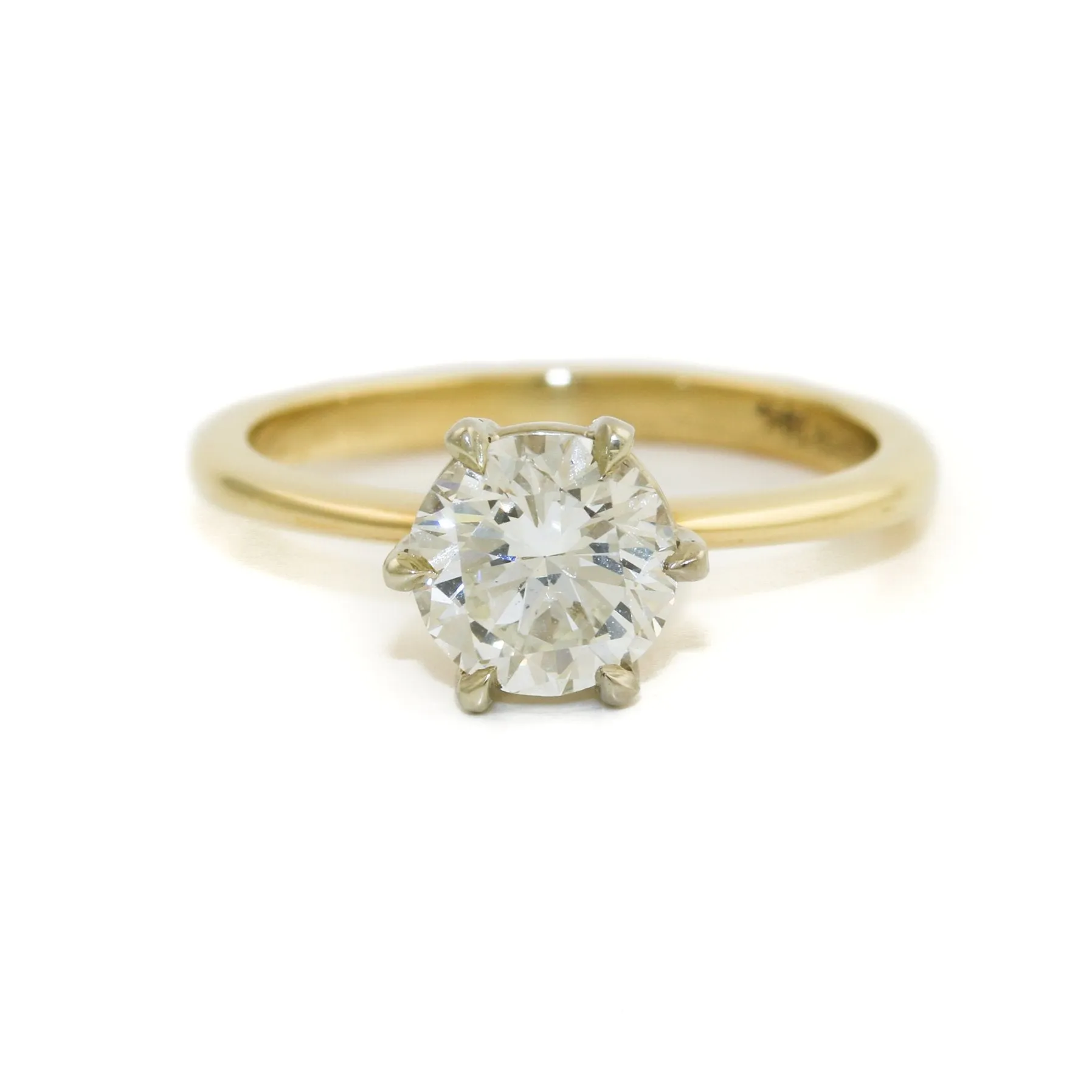 14k Natural Solitaire Diamond