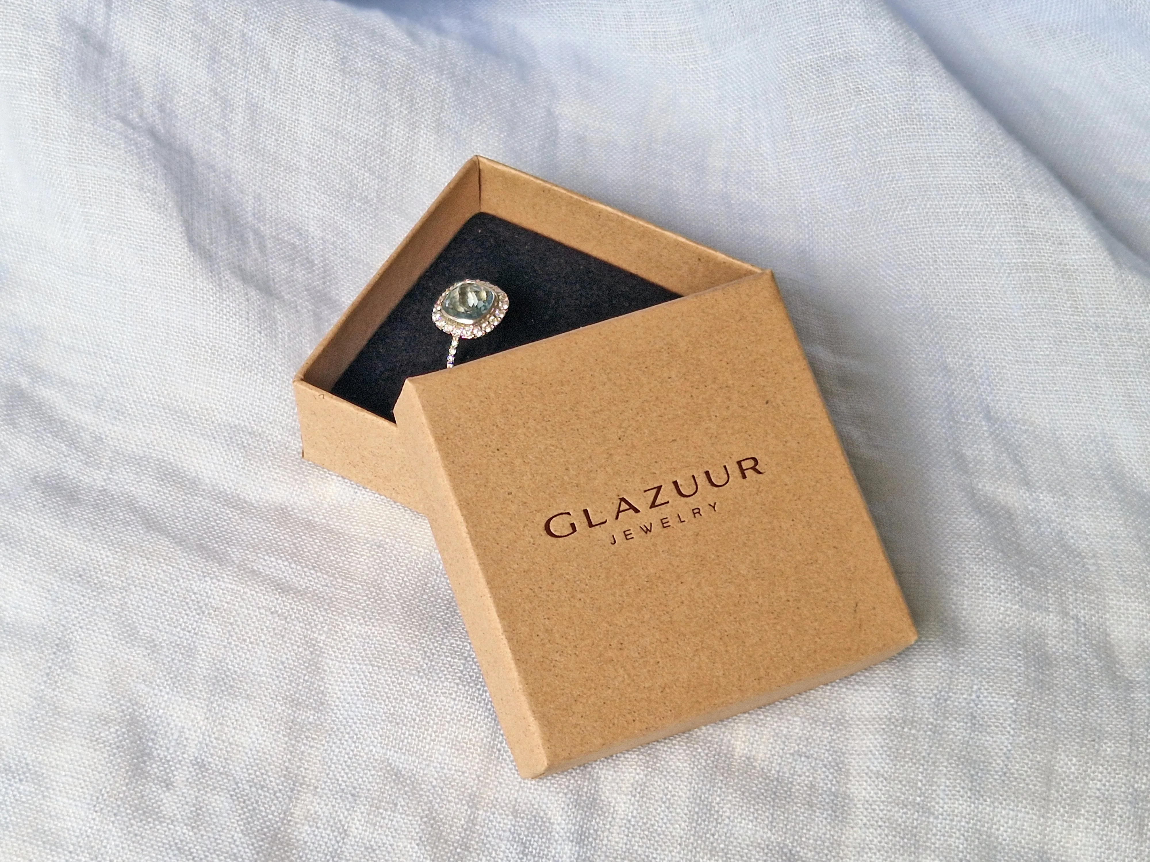 14K Solid Gold Love Diamond Ring