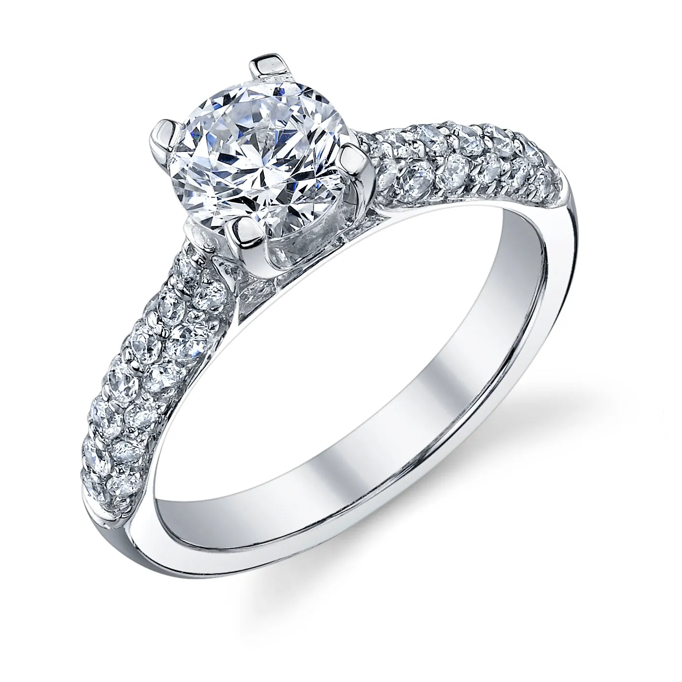 .60ctw Diamond Pave Engagement Ring