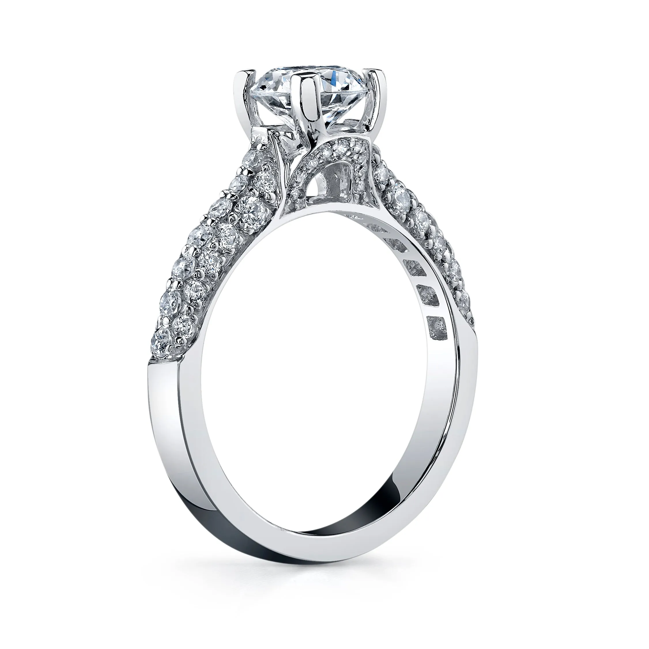 .60ctw Diamond Pave Engagement Ring