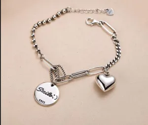 925 Sterling Silver Couple Bracelet