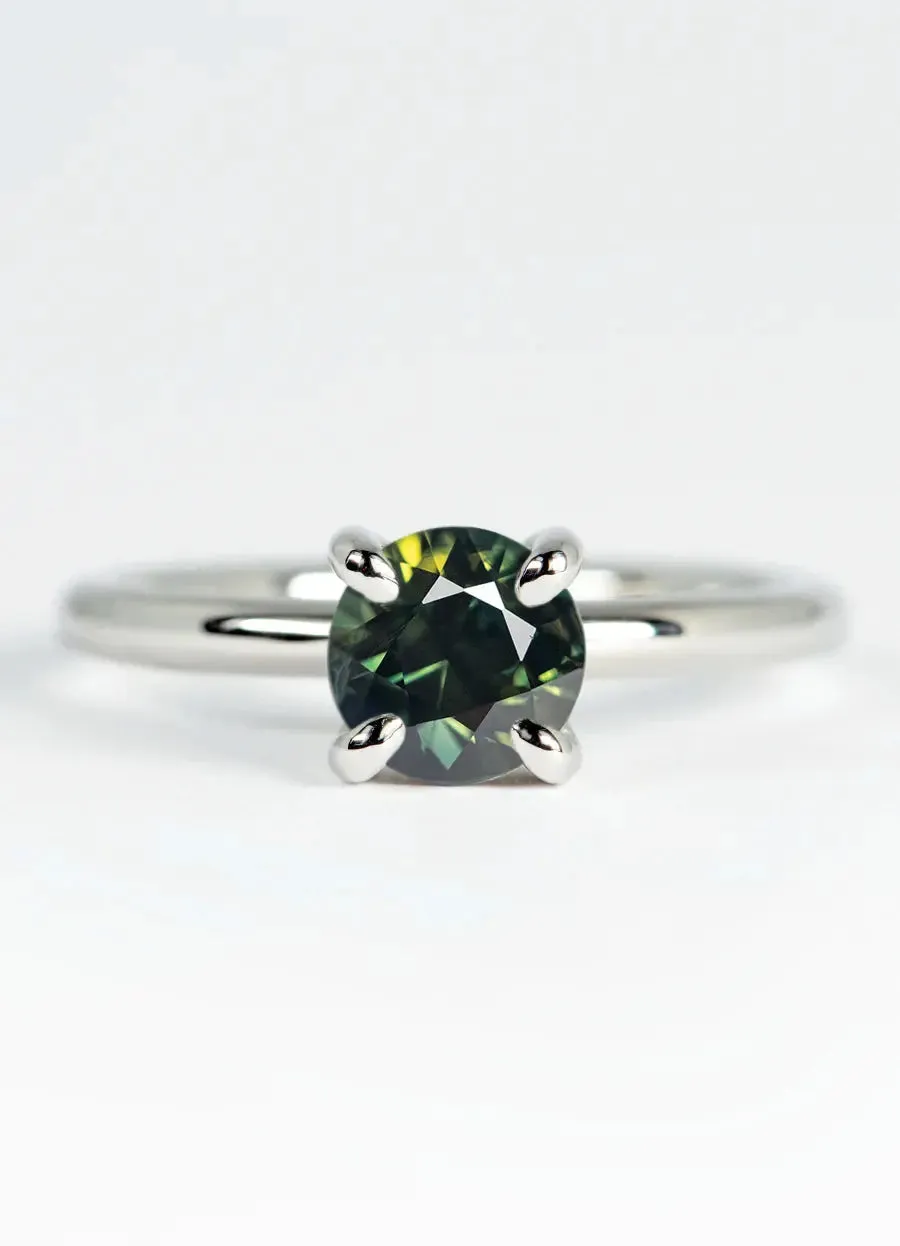 Custom Sapphire Solitaire Engagement Rings