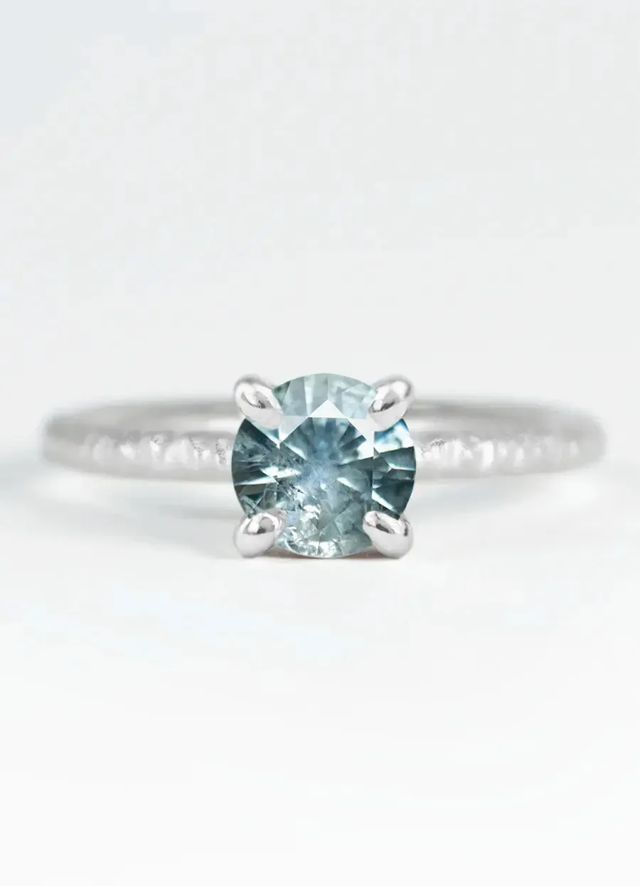 Custom Sapphire Solitaire Engagement Rings