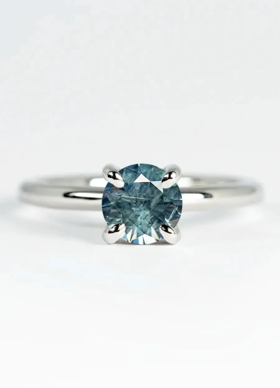 Custom Sapphire Solitaire Engagement Rings