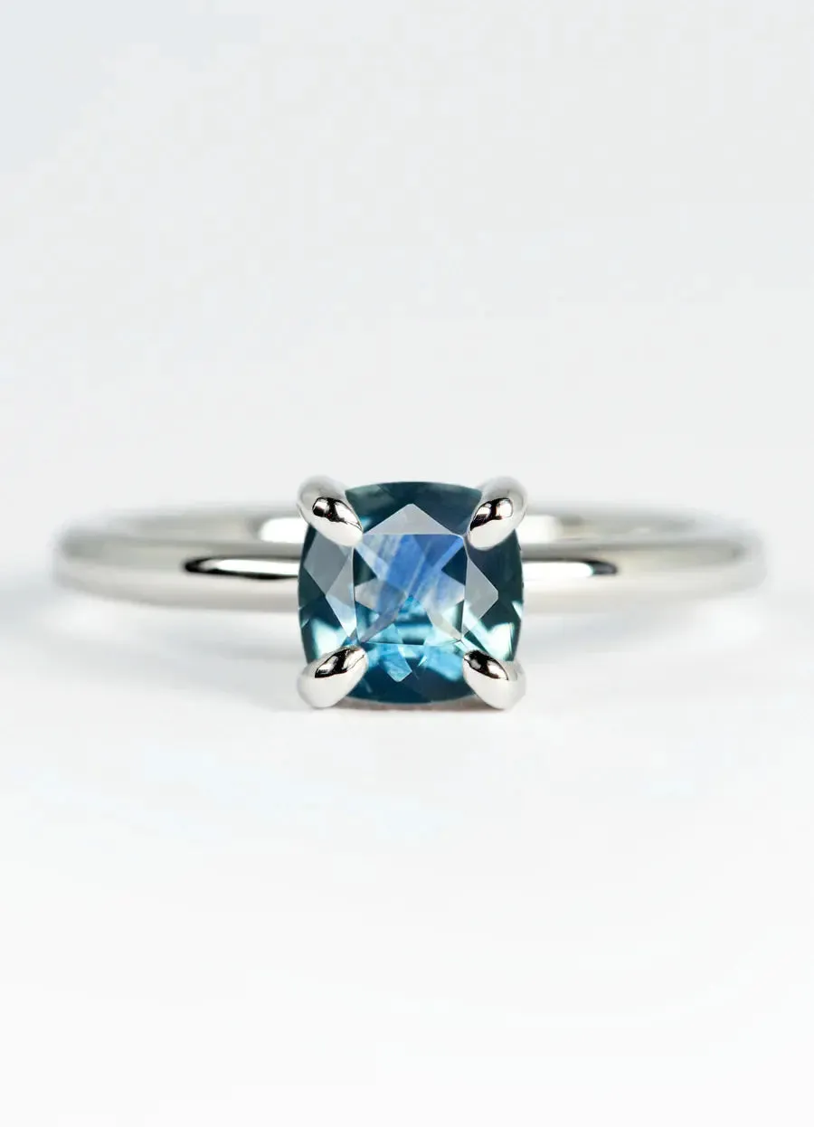 Custom Sapphire Solitaire Engagement Rings