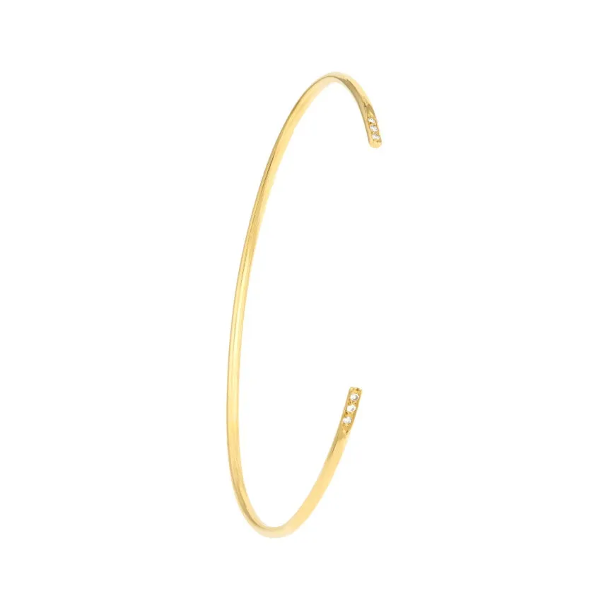Diamond Bar Cuff Bracelet