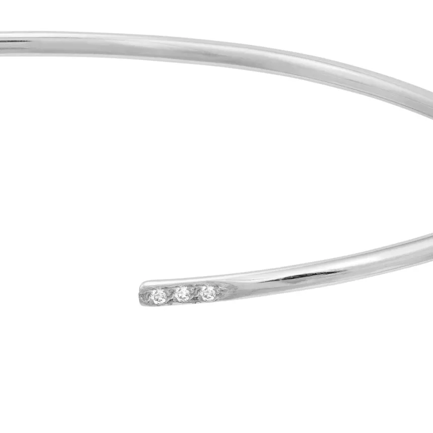Diamond Bar Cuff Bracelet
