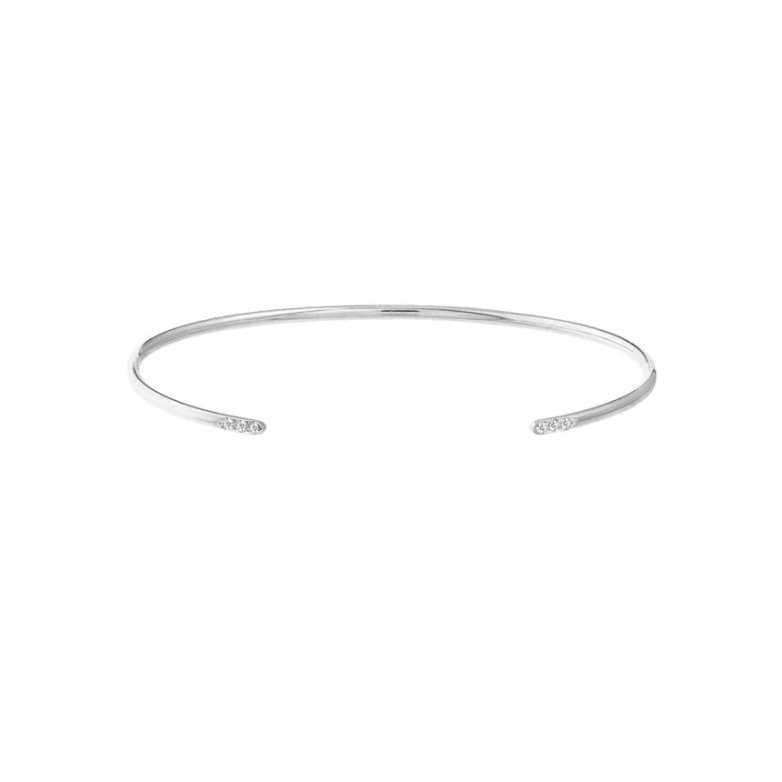Diamond Bar Cuff Bracelet