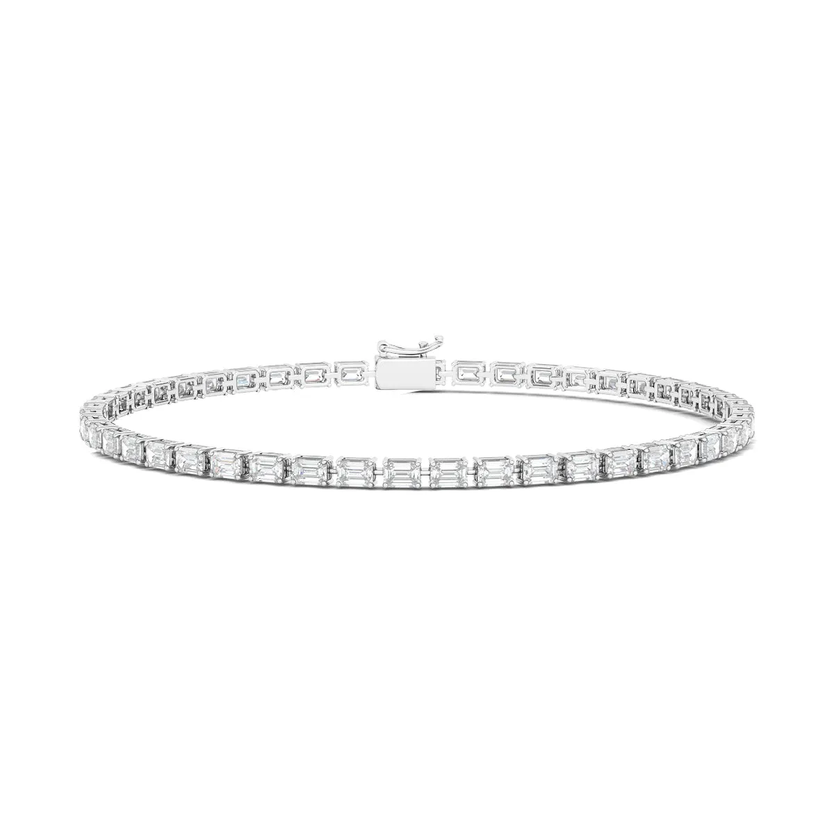 Emerald Diamond Tennis Bracelet