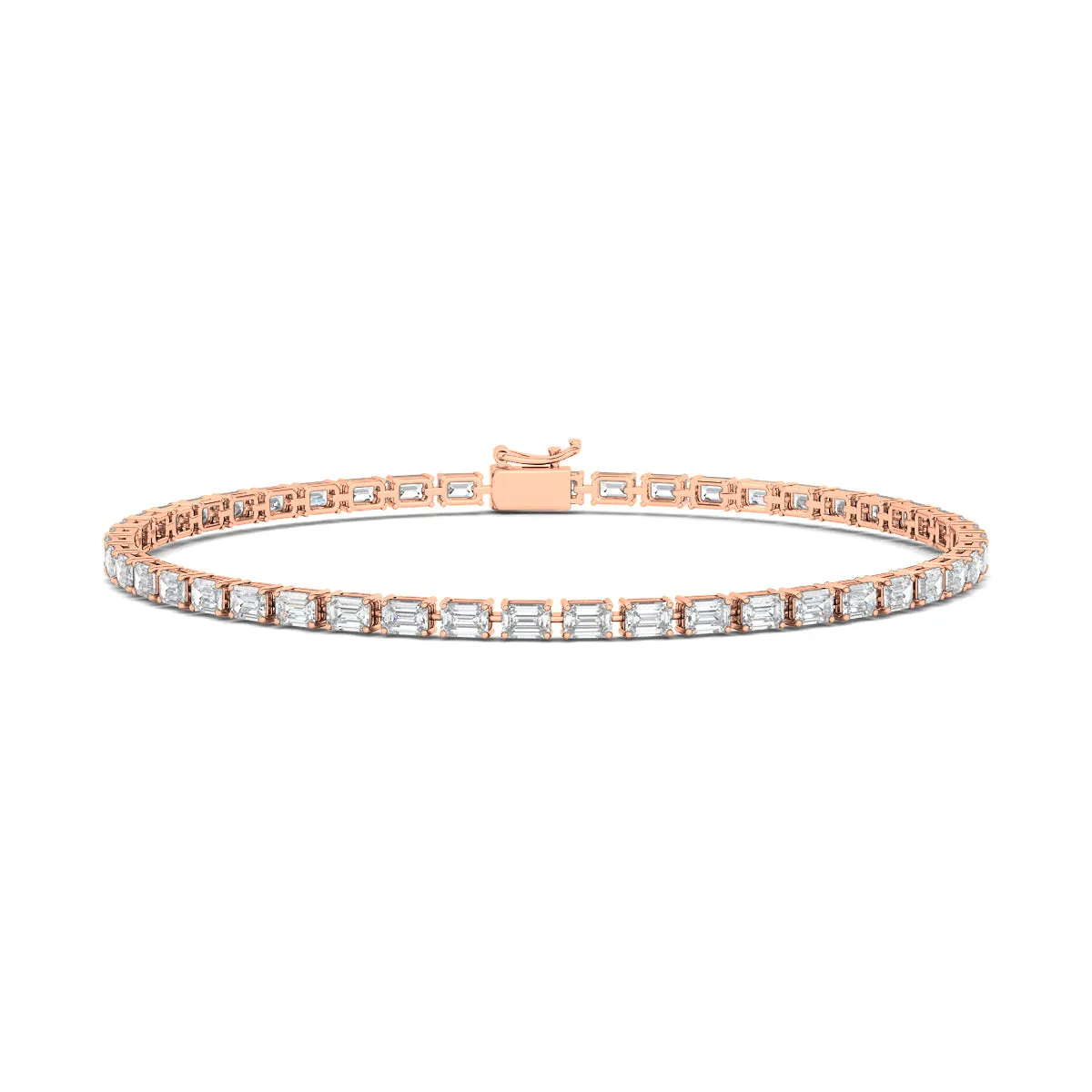 Emerald Diamond Tennis Bracelet