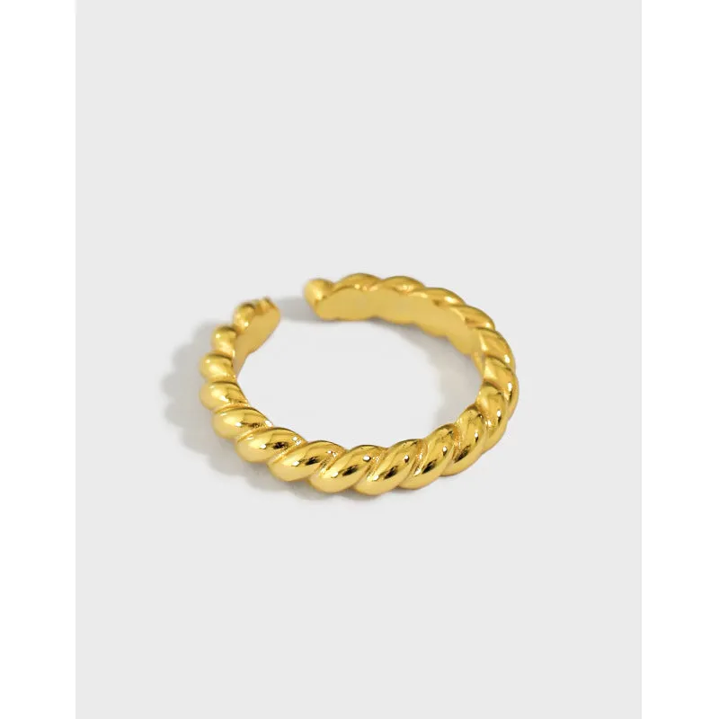 Gold Twist Ring