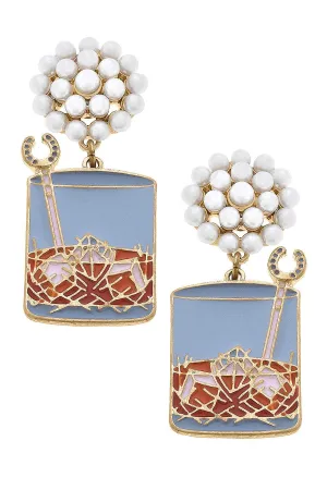 KY Bourbon Earring