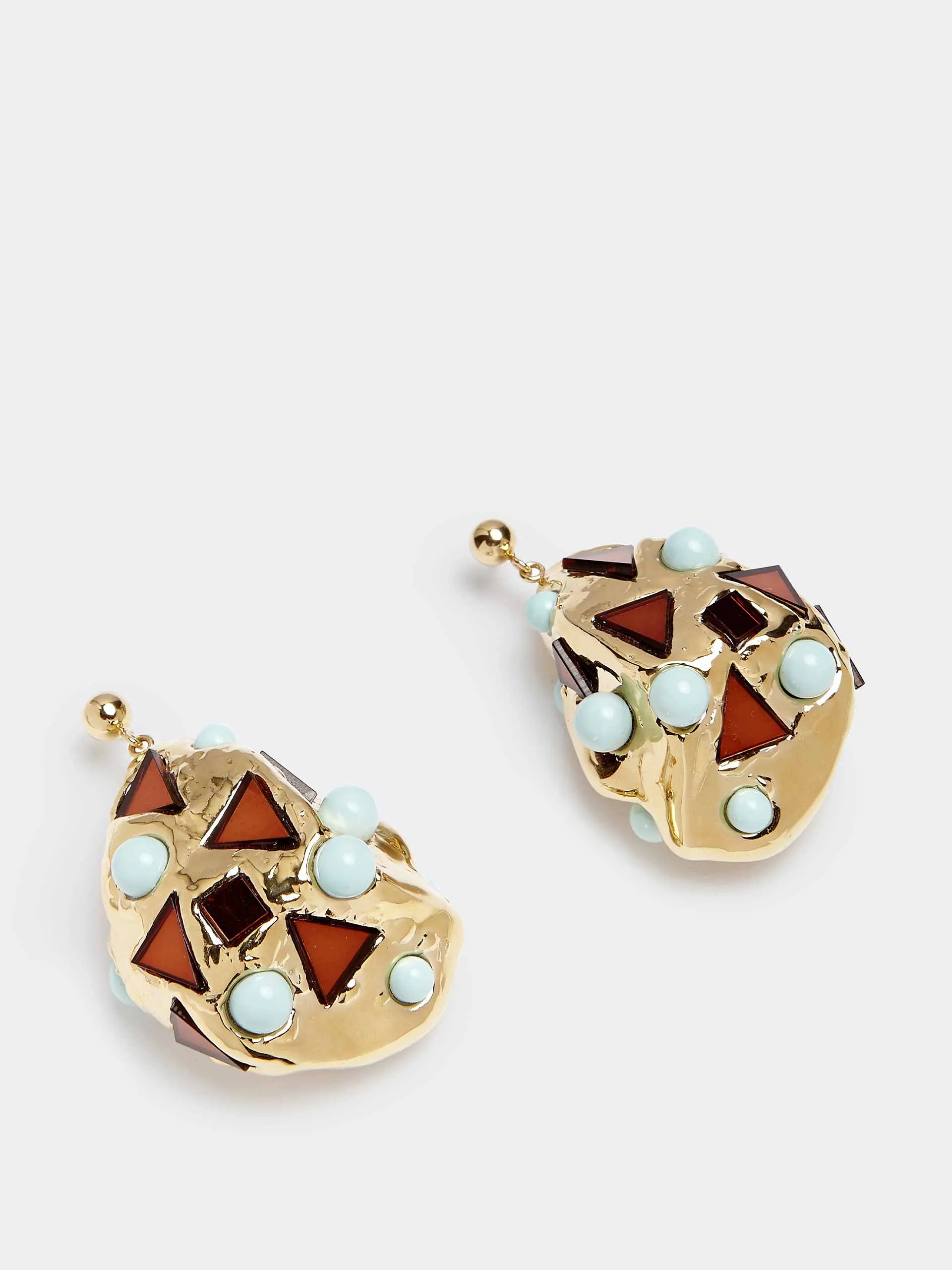 Odyssey gold-plated earrings