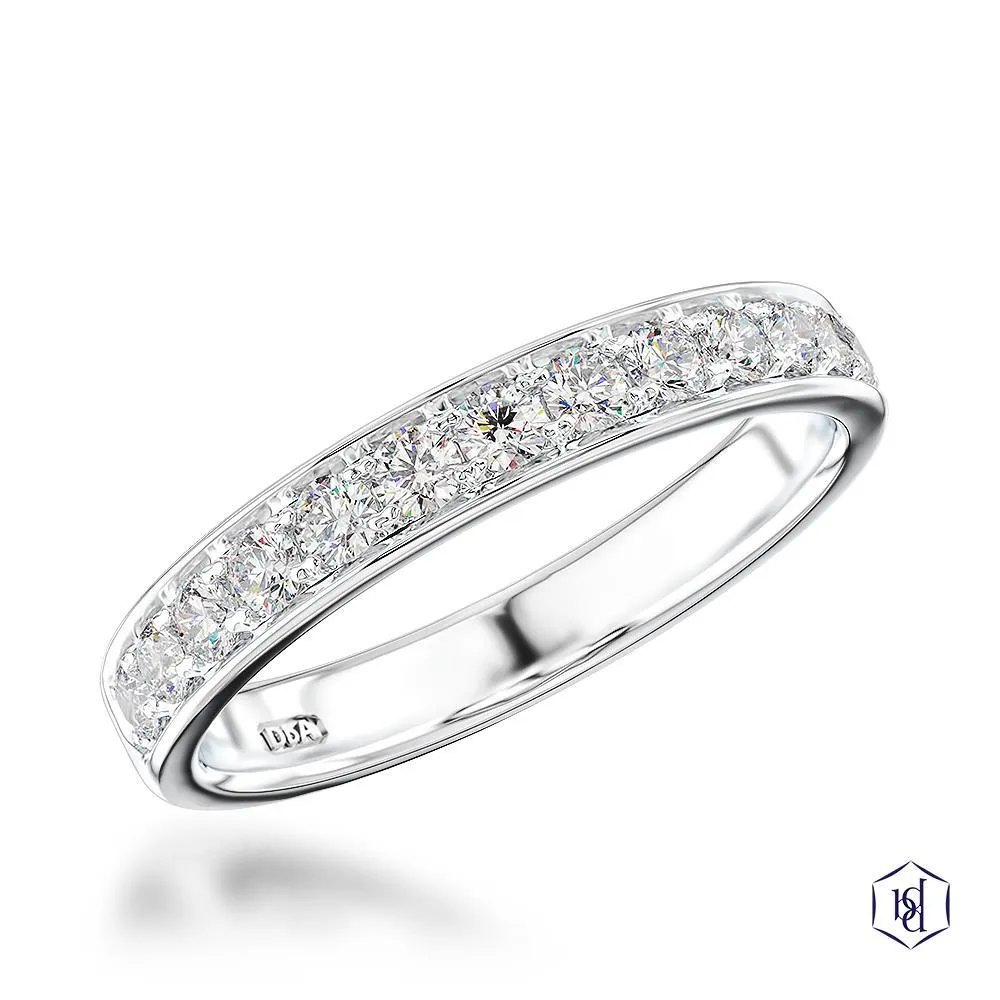 Platinum Memoire Eternity Wedding Band - 0.43ct
