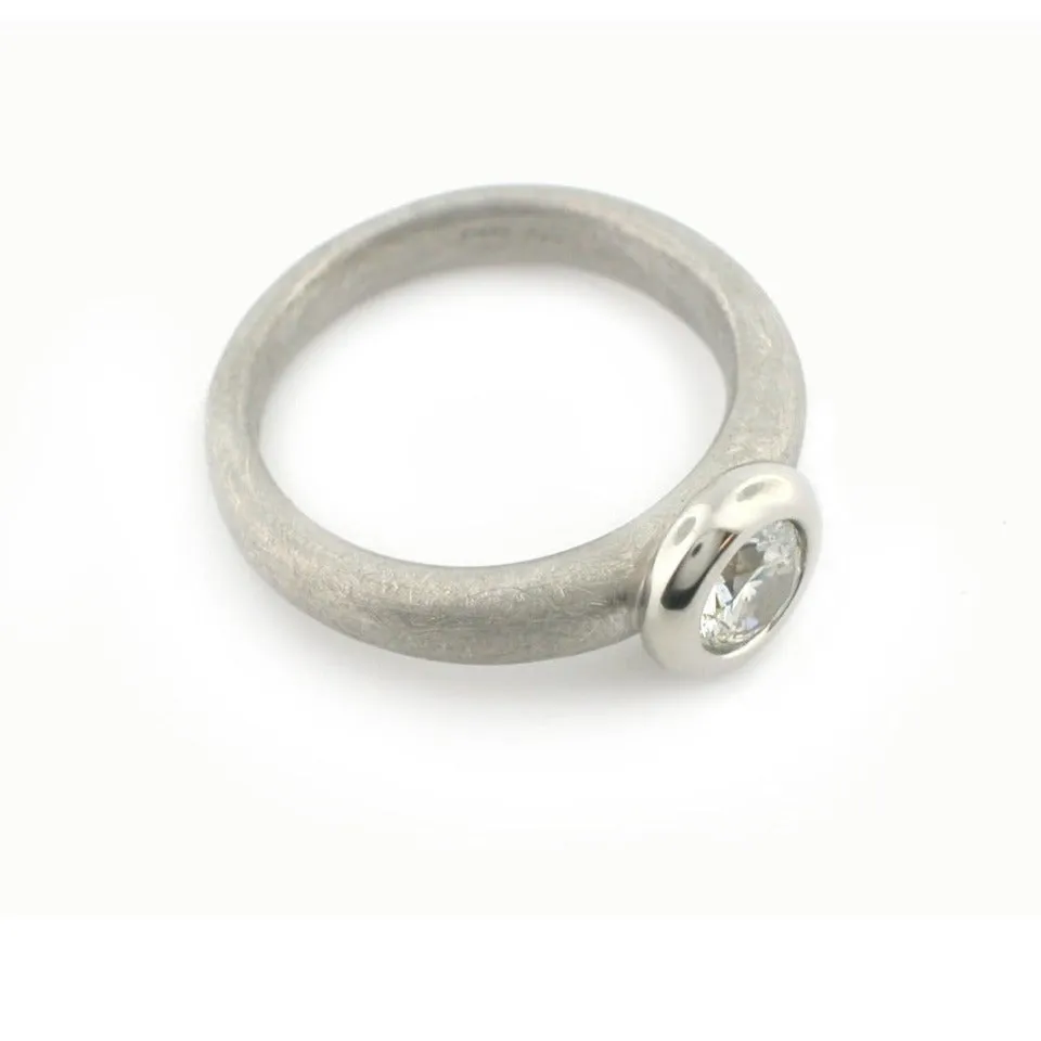 Series 41 | Arc, Engagement Ring Low, Pd.   5 mm Mtg.