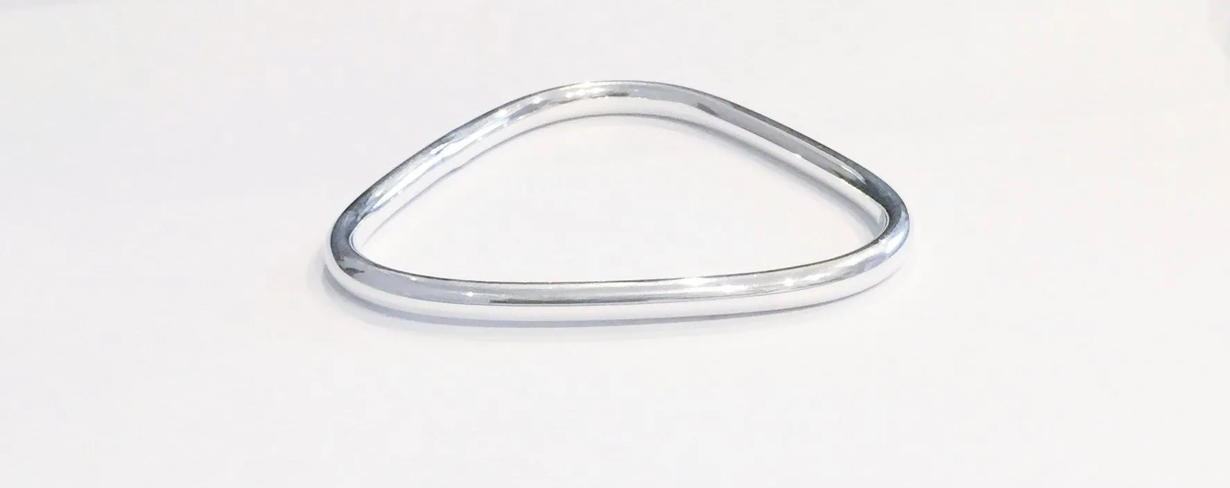 Silver Tri-Bangle