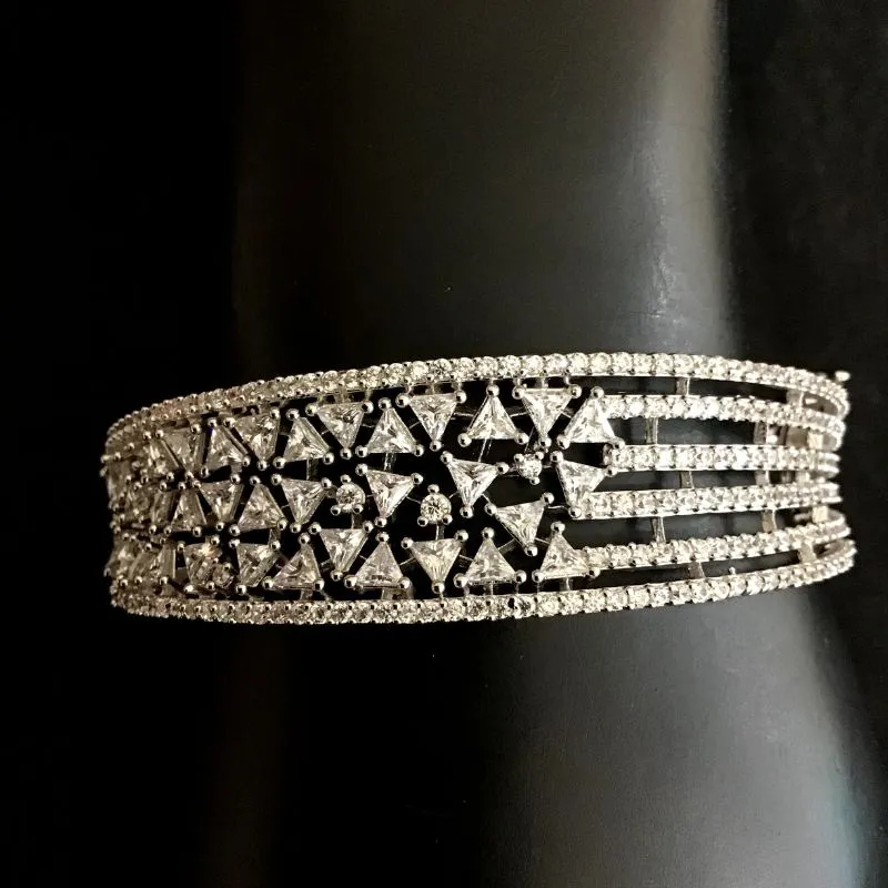 Silver Zircon/AD Bracelet