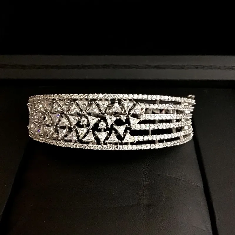Silver Zircon/AD Bracelet