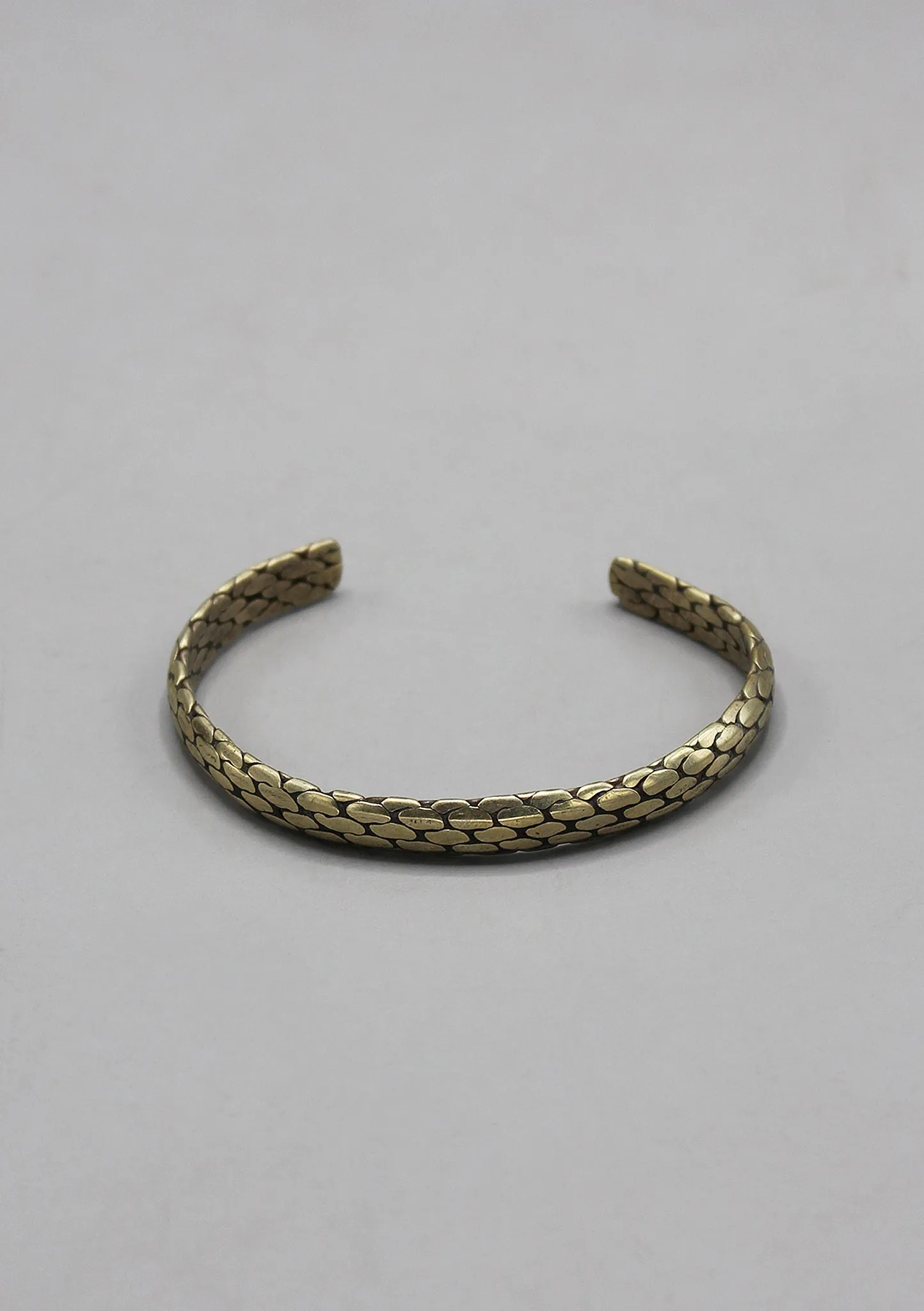 Snake Scale Pattern Thin Bangles