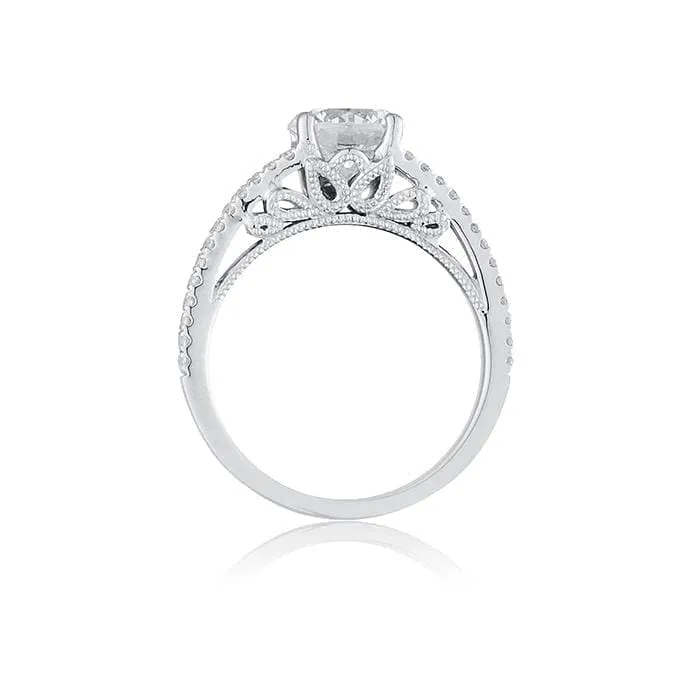 Split Shank Engagement Ring by Ron Rosen at Regard Jewelry in Austin, Texas