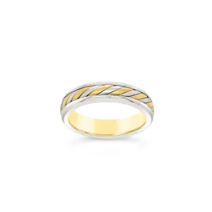 Striped Wedding Band