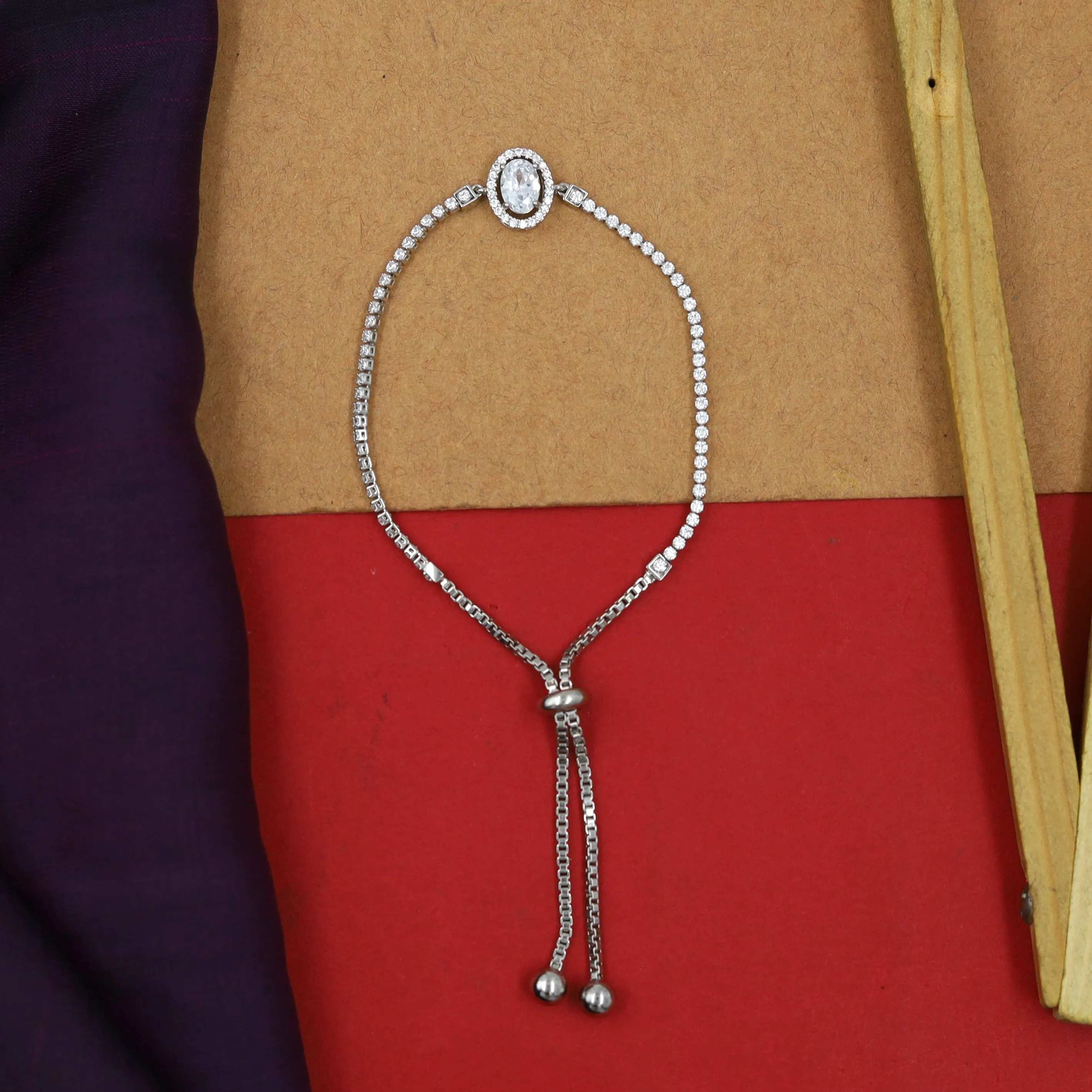 Zircon/AD Bracelet 12702-05