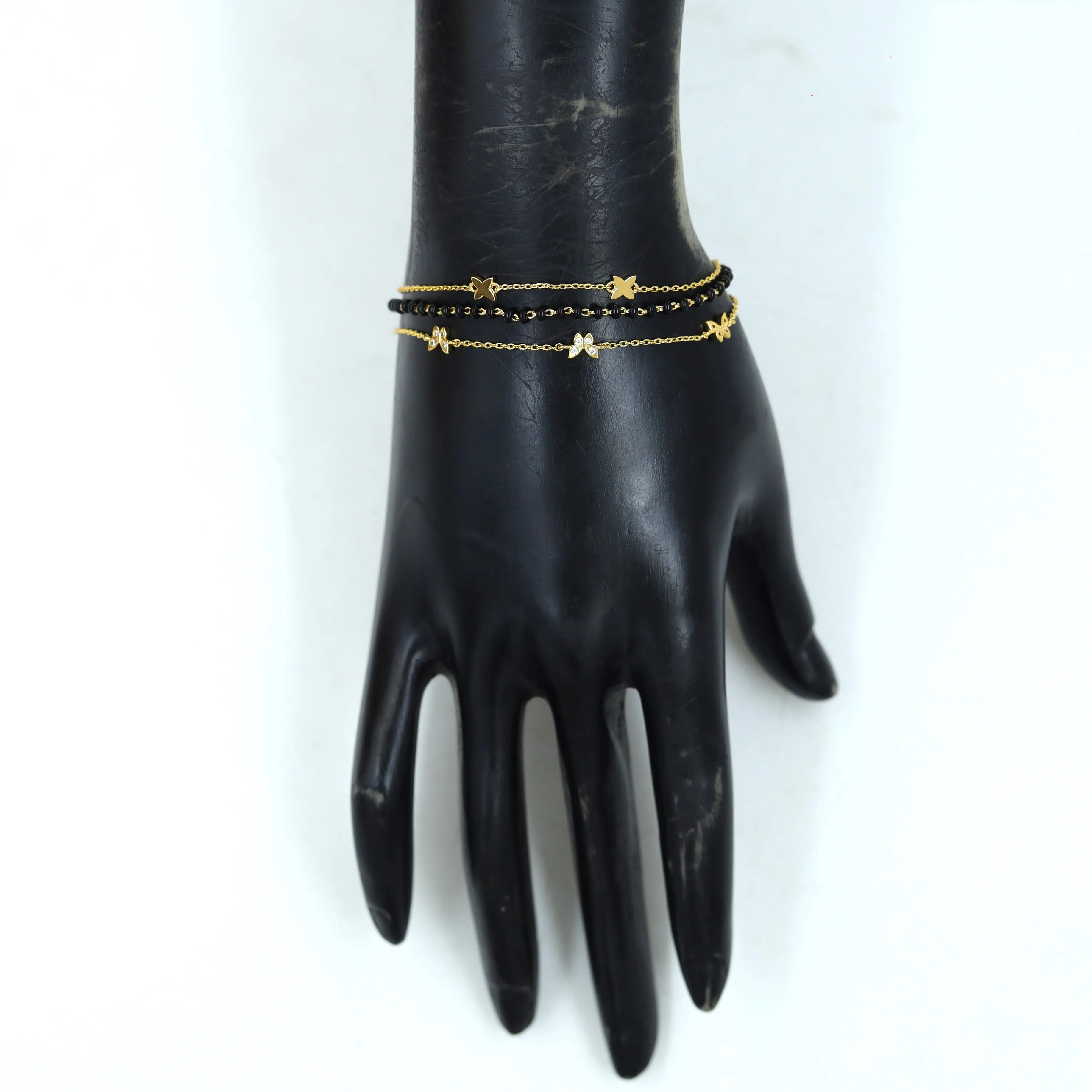 Zircon/AD Mangalsutra Bracelet 12719-05