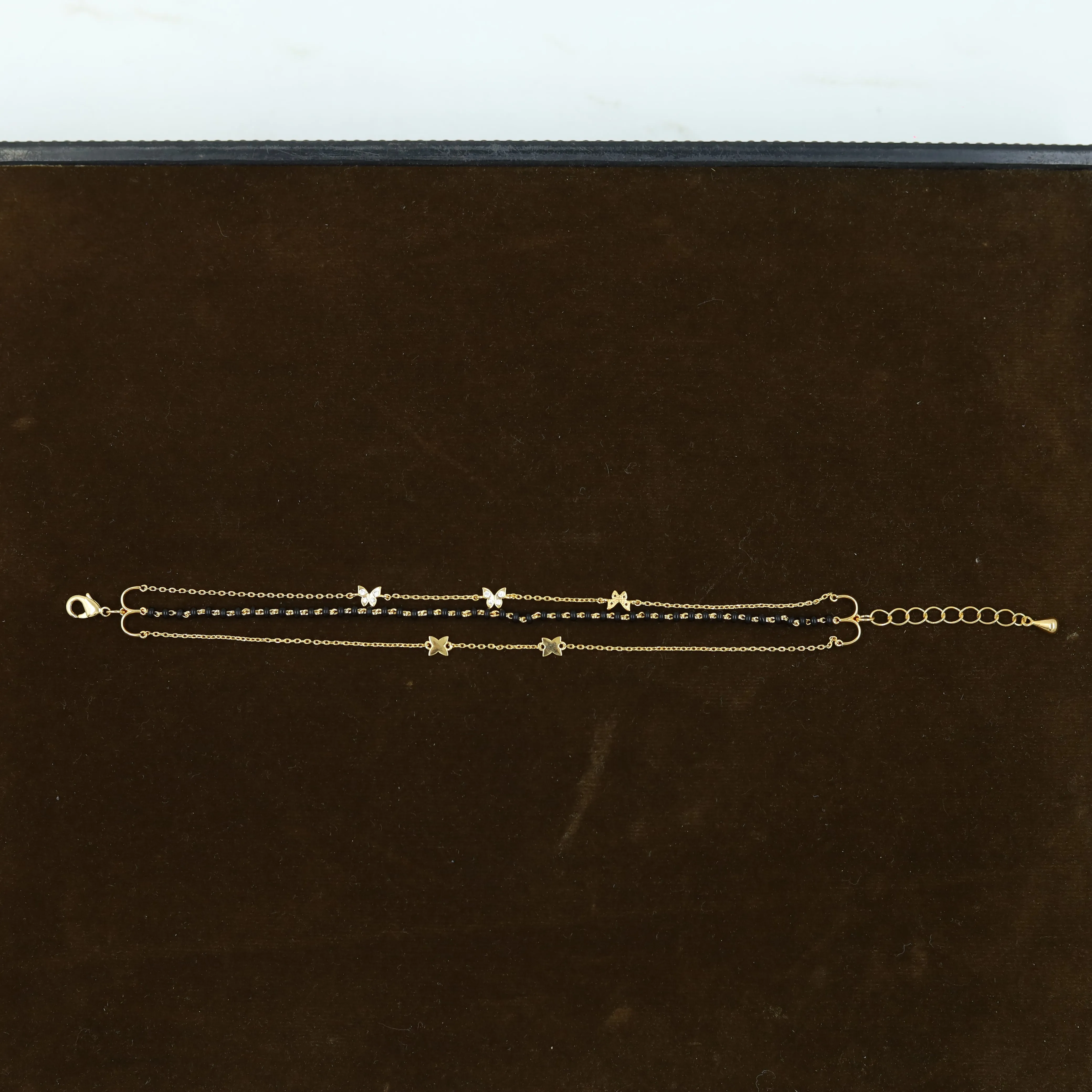 Zircon/AD Mangalsutra Bracelet 12719-05