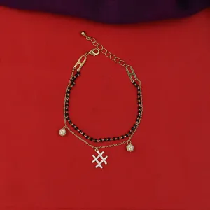 Zircon/AD Mangalsutra Bracelet 12723-05